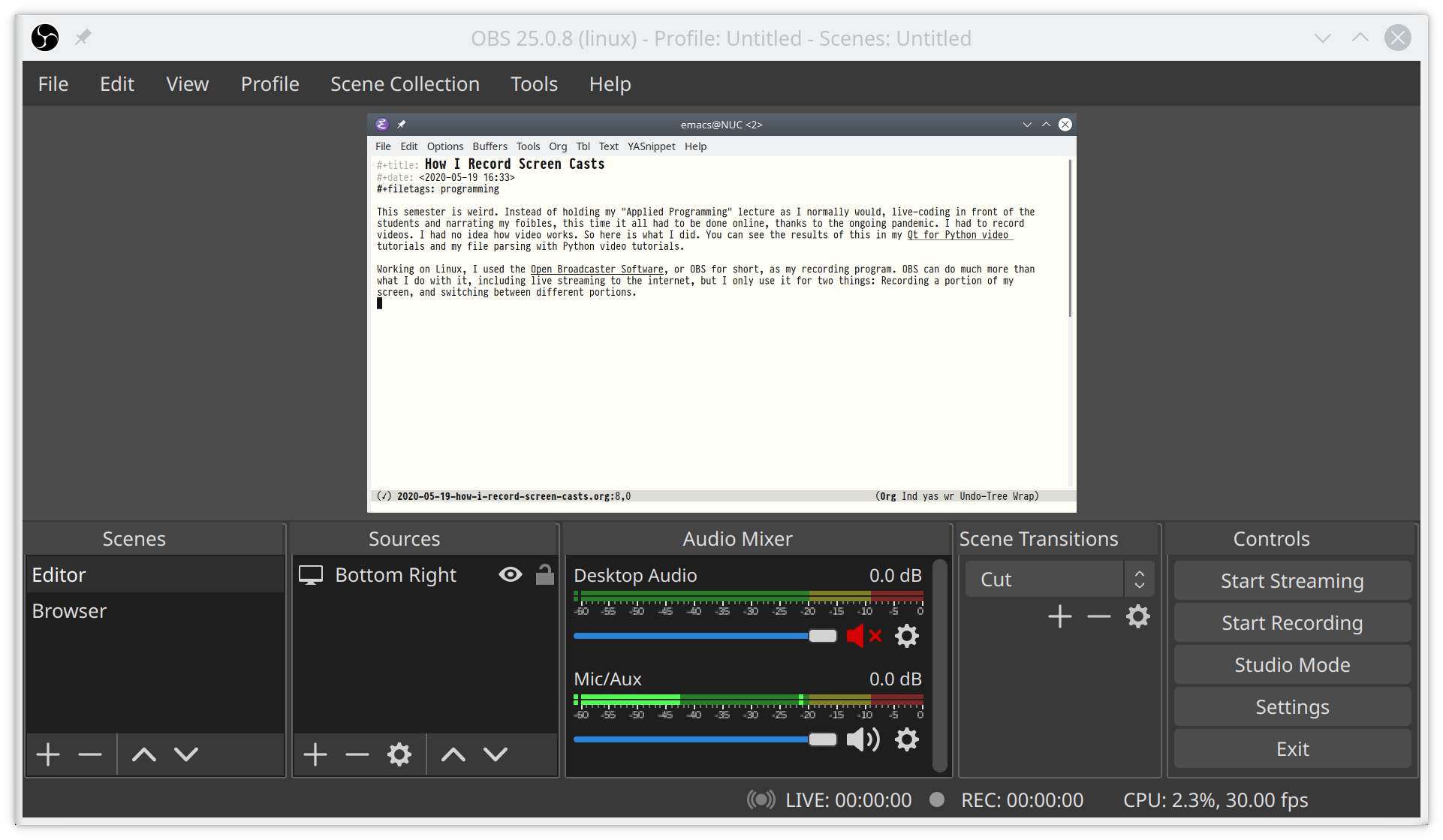 Framework for OBS. Freestream professional. Manual for working with the OBS program.