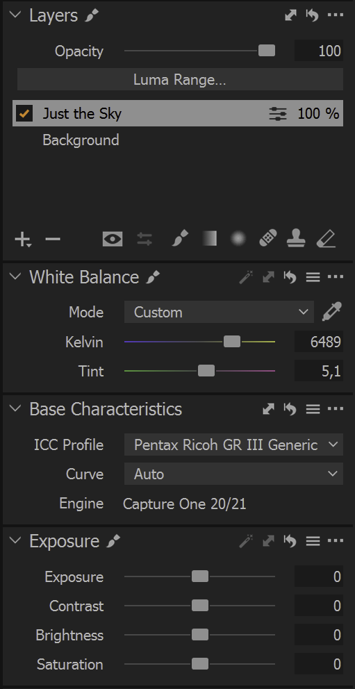 Capture One layers